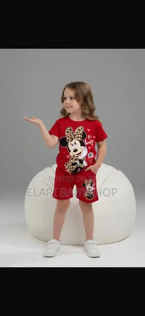 Girls Cartoon 2-Piece Set