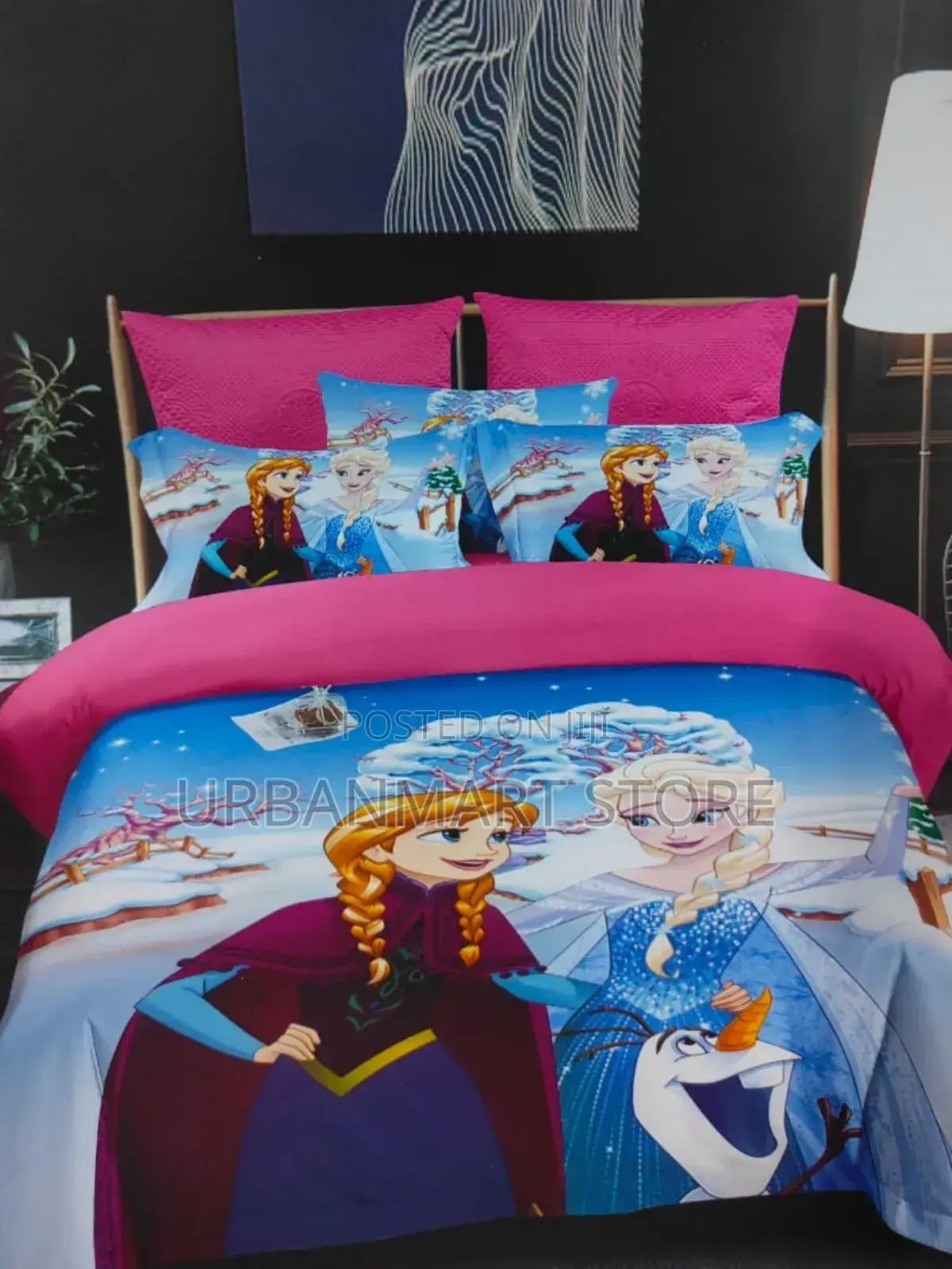 4×6 Cartoon Bedding Set – Duvet, Bedsheet Pillowcases