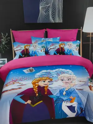 4×6 Cartoon Bedding Set – Duvet, Bedsheet Pillowcases