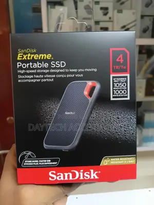 Sandisk 4tb Extreme Pro Portable Ssd V2 - Black