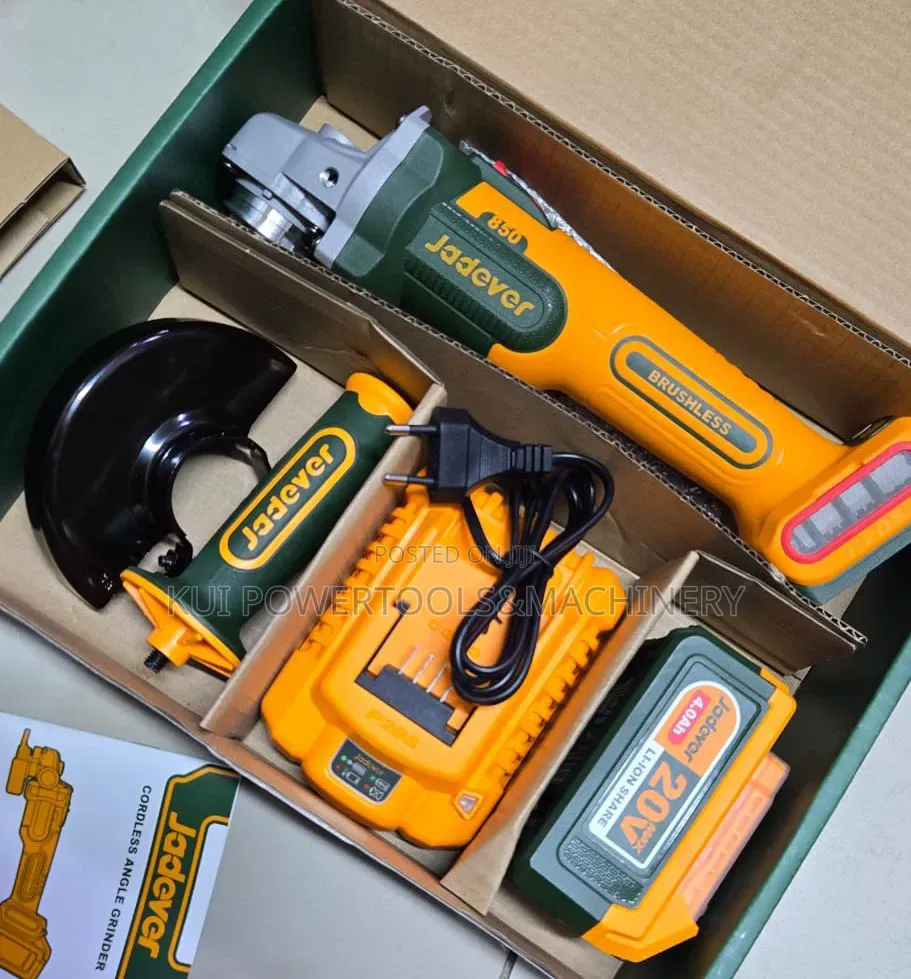 Jadever Cordless Brushless Angle Grinder/ Brushless Angle Grinder