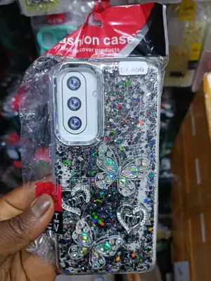 Fashion Case" Glitter Butterfly-Themed Cover for a Samsung Galaxy A56