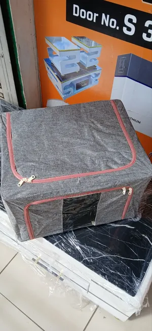 Zipped Storage Box Foldable Wardrobe Organizer