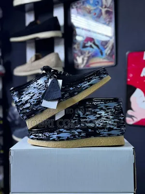 Black Clarks Unruly Original Wallabees