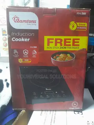 Single Induction Cooker With Free Pan Ramtons