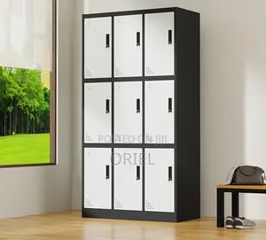 Office Cabinet : Office 9-Door Steel Metal Locker Cabinet