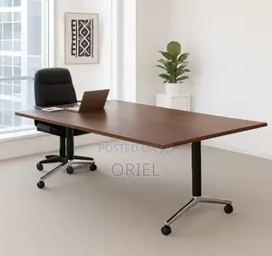 Office Table : Executive Office 2.4m Foldable Boardroom Meeting Table