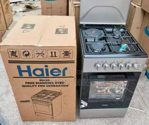 Haier 50×60 Cooker Three Gas Burners, Electric Plate, Electric Oven