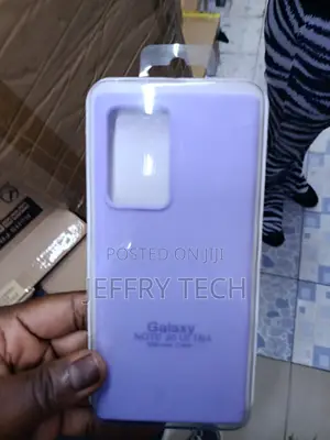 Purple Silicone Phone Case for Samsung Galaxy Note 20 Ultra