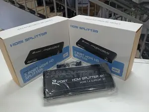 Fast Data Transfer 2 Port Hdmi 1x2 Splitter Box Repeater Amplifier