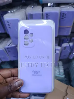 Lavender Silicone Case for Samsung Galaxy A53 5g Smartphone.