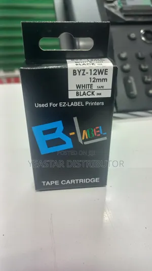 Casio Lable Printer Catriage 12mm B-Label Byz-12we Tape Cartridge,