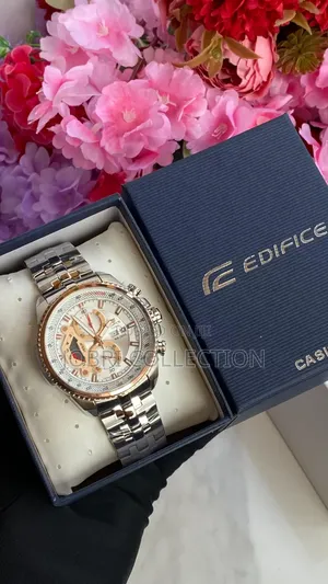 Silver Strap Casio Edifice Gents Chronograph Wrist Watch