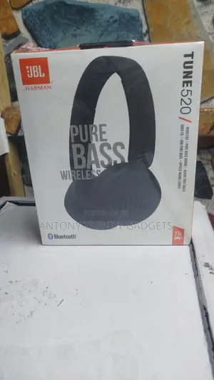 JBL Tune 520 Wireless Headphones, JBL Pure Bass Sound