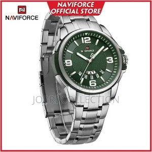 Green Face Gents Naviforce Wrist Watch