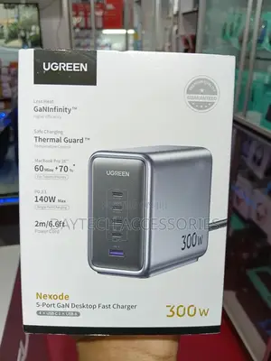 Ugreen Nexode 300w 5-Port Gan Desktop Charger Uk-Plug – Cd333