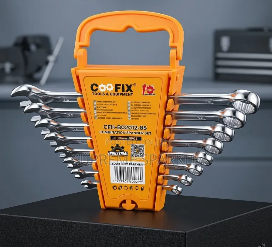 Coofix Tools Equipment Combination Spanner Set. 8pcs