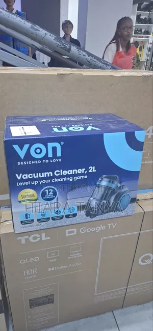 Von VVC-1220-HCK Dry Bagless Vacuum Cleaner, 2.0l – Black