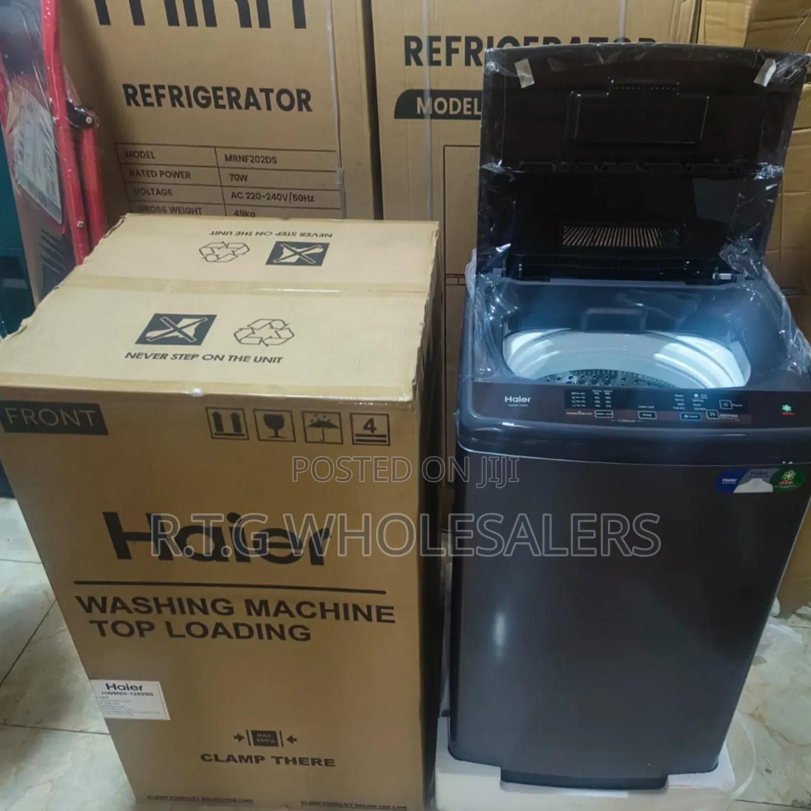 Haier 8kg Top Loader Washer With Smart Wash Programs