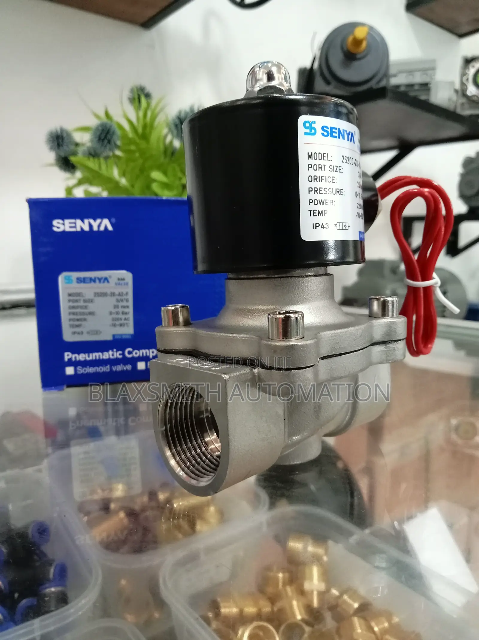 2-Way Solenoid Valve 3/4'' 0-10bars Nc