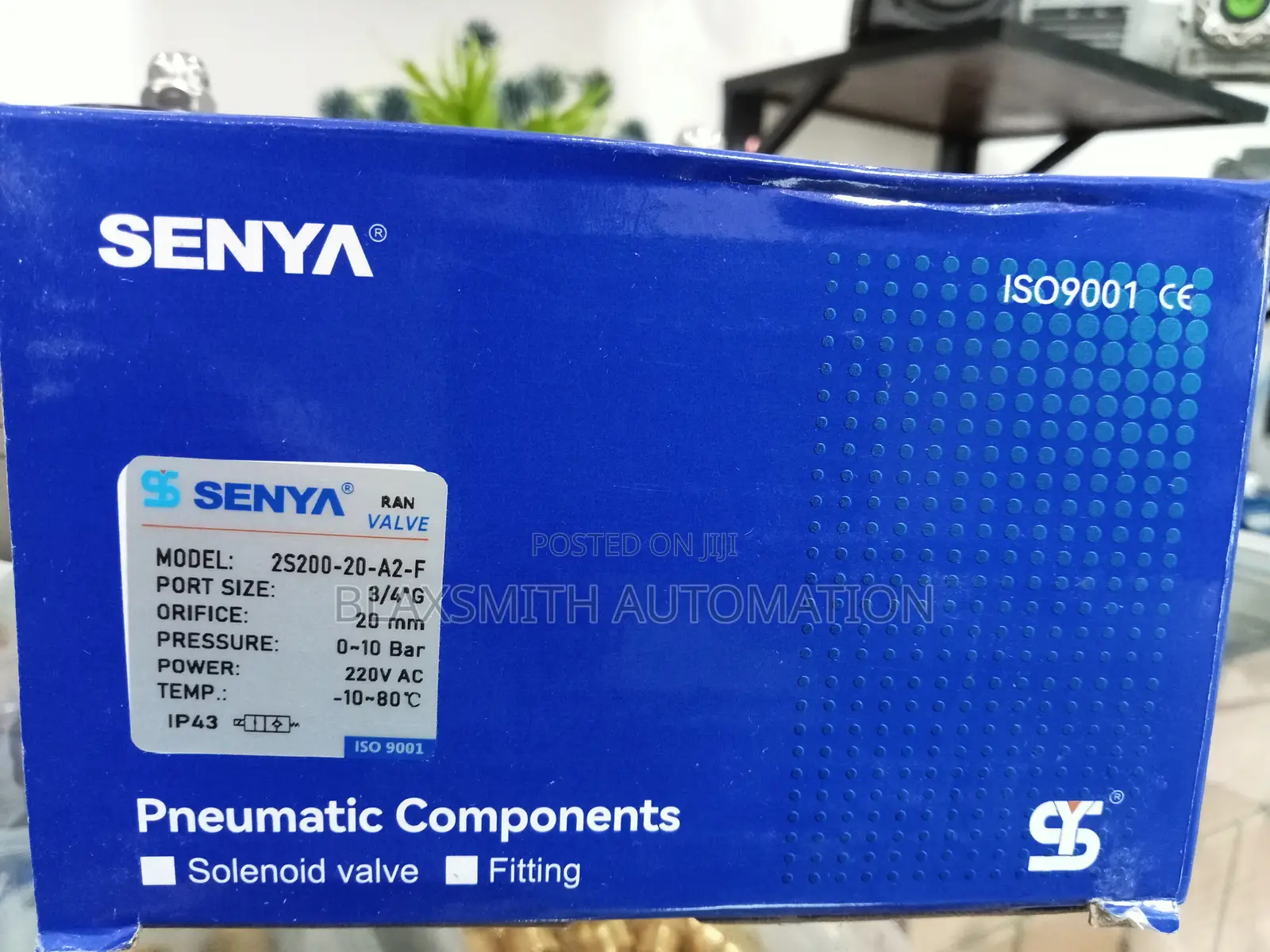 2-Way Solenoid Valve 3/4'' 0-10bars Nc