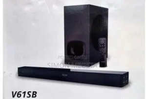 Sound Bar V61sb 1200w 2.1ch Wired System Super Bass Vitron