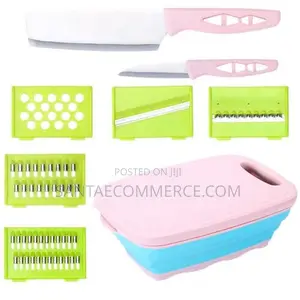 10 in 1 Collapsible Colander/Slicer/2knives and Chopping Board