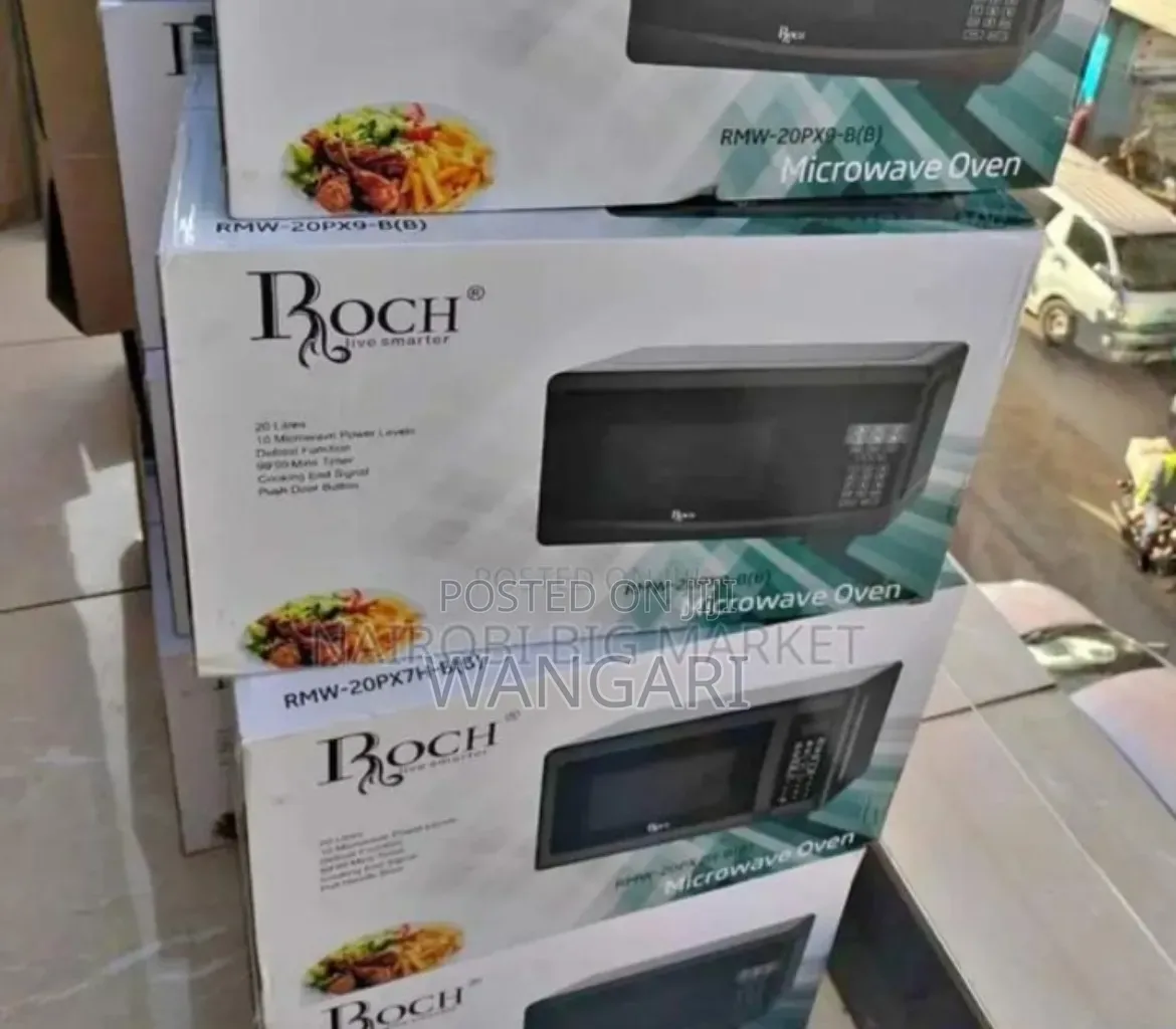 Elite Black Roch Digital Microwave. 20litres
