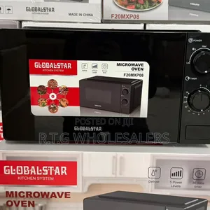 20l Black Globalstar Microwave – Manual Control Fast Heating