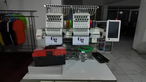 2-Head Daho Embroidery Machine With 12 Needles