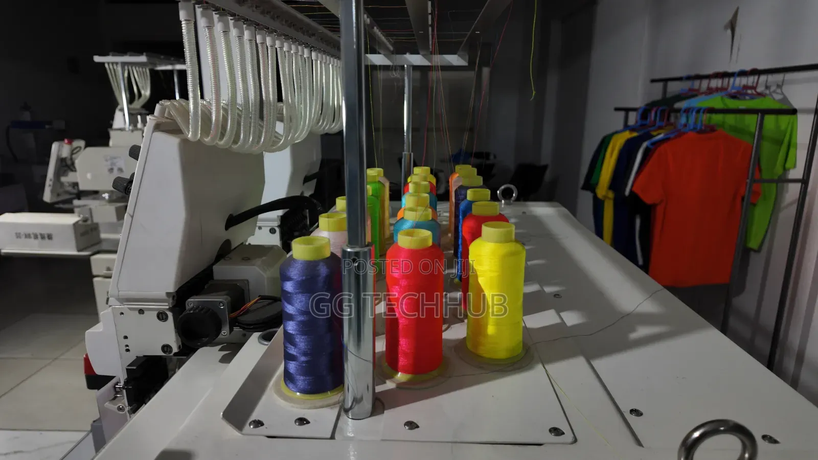 2-Head Daho Embroidery Machine With 12 Needles