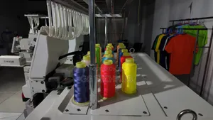 2-Head Daho Embroidery Machine With 12 Needles