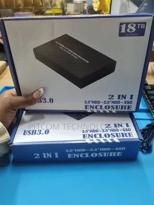 2in1 3.5 HDD 2.5 HDD SSD Enclosure
