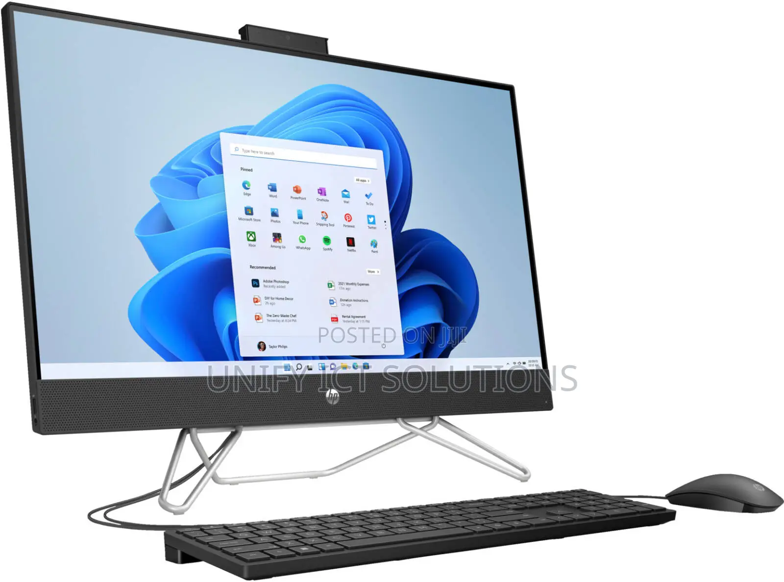 New Desktop Computer HP AiO 27 8GB Intel Core i7 SSD 512GB
