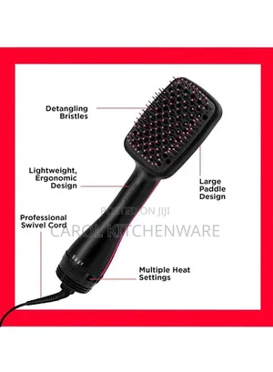 Electric Hair Straightener/ Hair Dryer Brush
