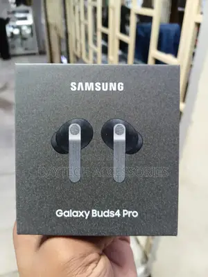 The Samsung Galaxy Buds 4 Pro Earbuds.