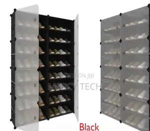 Modular Plastic Shoe Cabinet* With Door