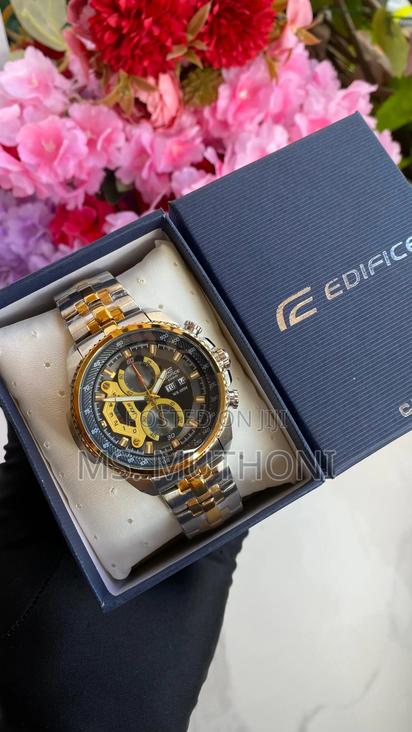 Casio Edifice Chronograph, Model Ef-558sg-1avdf. ( Quality Copy )