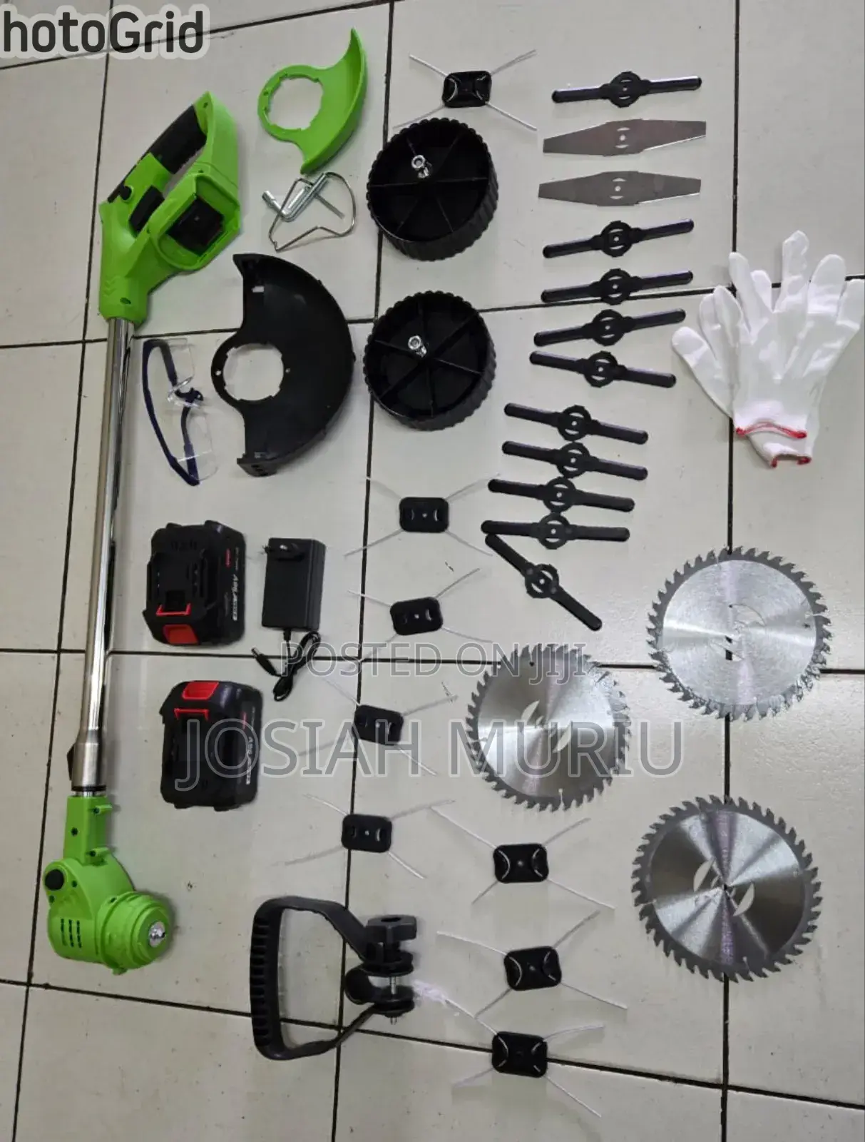 98v Cordless Multi-Function Grass Trimmer / Brush Cutter Kit