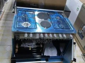 With 2electric Plates Haier 60by90 4+2 Cooker