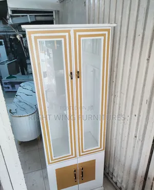 2 Doors Front Glass Kitchen Cabinet