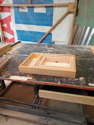 Wooden Tray Set