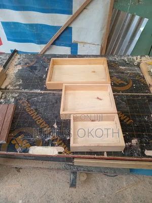 Wooden Tray Set