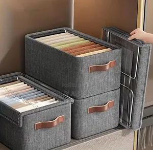 Multi-Purpose Foldable Laundry Basket Wardrobe Storage Organizer