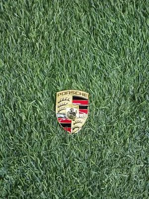 Porsche Car Emblem Badge – Premium Crest Logo for Hood