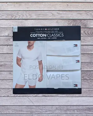 Men's 3 Pack Cotton v Neck T-Shirts - Tommy Hilfiger