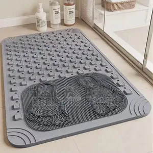 *Bathroom Antislip Mats With Scrubber and Pumice Stone