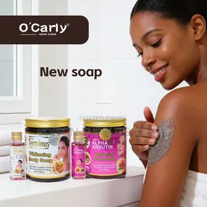 Skin Whitening and Exfoliating Soap for Hyperpigmentation, Dark Marks