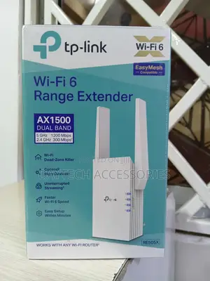 Tp-Link Re505x – Ax1500 Dual Band Wi-Fi Range Extender – Uk Plug