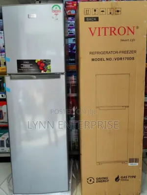 *Vitron 170litres Double Door Refrigerator